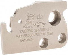 Iscar - Right Hand Cut Indexable Grooving Cartridge - TAG N-A, TAG N-C/W/M, TAG N-J/JS/JT, TAG N-LF, TAG N-MF, TAG N-UT, TAG R/L-C, TAG R/L-J/JS Insert Style - Caliber Tooling