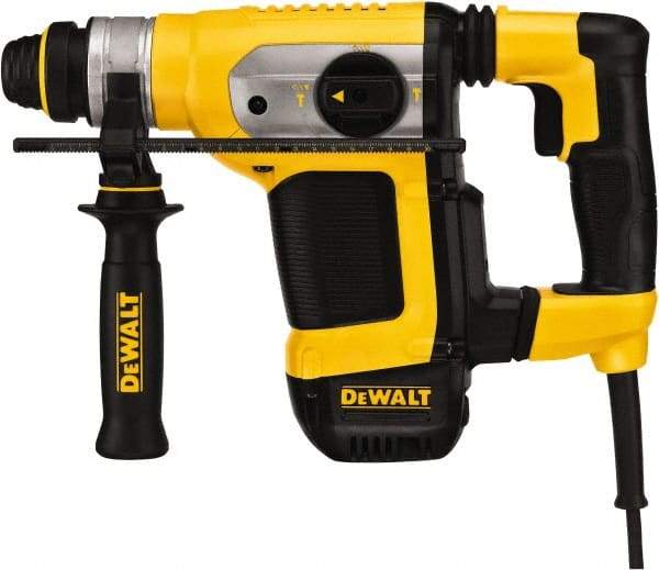 DeWALT - 1-1/8" SDS Chuck Electric Rotary Hammer - 0 to 4,700 BPM, 0 to 820 RPM, Reversible - Caliber Tooling