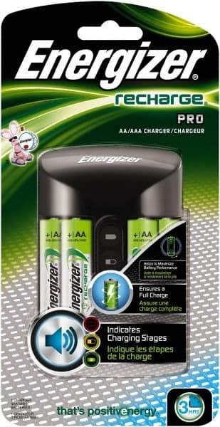 Energizer - 100 to 240 Volt Recharge Pro Charger - NiMH Compatible - Caliber Tooling