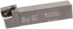 Sumitomo - MCKN, Right Hand Cut, 15° Lead Angle, 1" Shank Height x 1" Shank Width, Negative Rake Indexable Turning Toolholder - 6" OAL, CNMG 432 Insert Compatibility, Series Multi-Option - Caliber Tooling