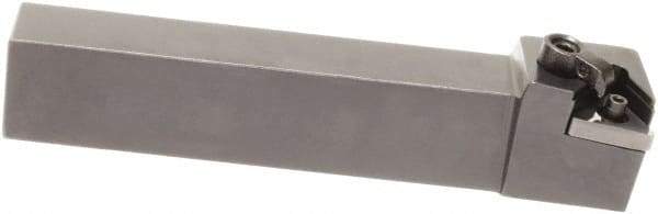 Sumitomo - MTGN, Left Hand Cut, 0° Lead Angle, 5/8" Shank Height x 5/8" Shank Width, Negative Rake Indexable Turning Toolholder - 4-1/2" OAL, TNMG 322 Insert Compatibility, Series Multi-Option - Caliber Tooling