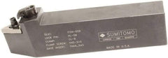 Sumitomo - MTEN, Neutral Cut, 30° Lead Angle, 3/4" Shank Height x 3/4" Shank Width, Negative Rake Indexable Turning Toolholder - 4-1/2" OAL, TNMG 32 Insert Compatibility, Series Multi-Option - Caliber Tooling