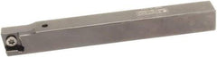 Sumitomo - SCAC, Left Hand Cut, 0° Lead Angle, 5/8" Shank Height x 5/8" Shank Width, Neutral Rake Indexable Turning Toolholder - 4-1/2" OAL, CC.. 32.52 Insert Compatibility, Series Screw Lock - Caliber Tooling