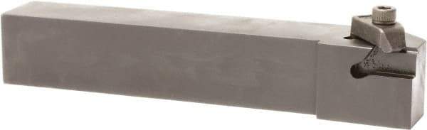 Sumitomo - SS, External, Left Hand, 0.14" Max Depth of Cut, Indexable Grooving Tool Holder - SG 2 Insert Compatibility, 1/2" Shank Height, 1/2" Shank Width, 3-1/2" OAL - Caliber Tooling