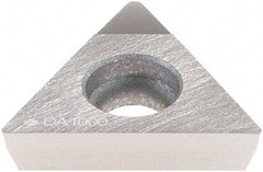 Sumitomo - NF-TPGA21.51 Grade DA1000 Polycrystalline Diamond (PCD) Turning Insert - 60° Triangle, 1/4" Inscr Circle, 3/32" Thick, 1/64" Corner Radius - Caliber Tooling