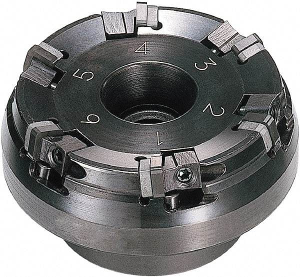 Sumitomo - 125mm Cut Diam, 38.1mm Arbor Hole, 75° Indexable Chamfer & Angle Face Mill - 10 Inserts, SNEN 0903..\xB6SNG 32. Insert, Right Hand Cut, Series Sumiboron - Caliber Tooling