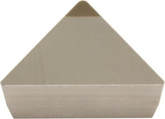 Sumitomo - NU-TPG322 Grade BN2000 PCBN Turning Insert - Uncoated, 60° Triangle, 3/8" Inscr Circle, 1/8" Thick, 1/32" Corner Radius - Caliber Tooling