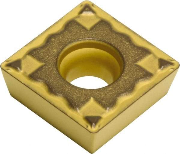 Sumitomo - SPMT322 ELU Grade AC820P Carbide Turning Insert - Al2O3 Finish, 90° Square, 3/8" Inscr Circle, 1/8" Thick, 1/32" Corner Radius - Caliber Tooling