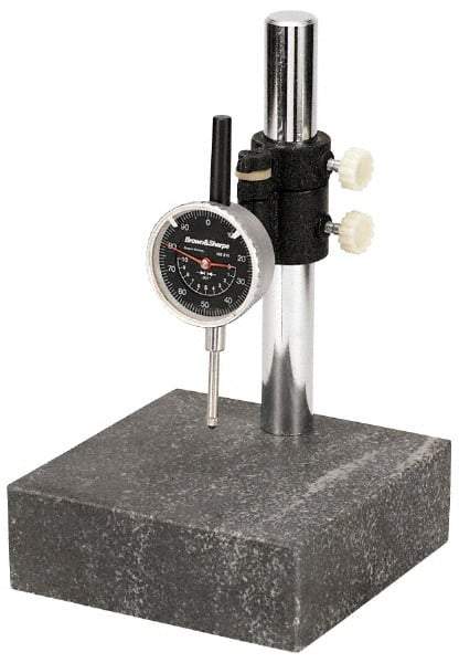 TESA Brown & Sharpe - Indicator and Base Kit - Include Black Face Indicator, Stand - Caliber Tooling