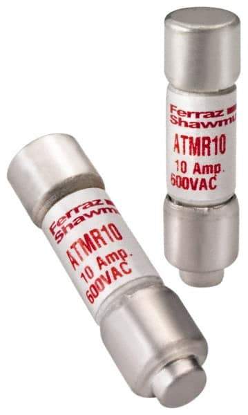 Ferraz Shawmut - 600 VAC/VDC, 0.13 Amp, Fast-Acting General Purpose Fuse - Clip Mount, 1-1/2" OAL, 100 at DC, 200 at AC kA Rating, 13/32" Diam - Caliber Tooling