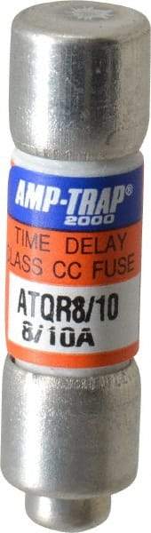 Ferraz Shawmut - 300 VDC, 600 VAC, 0.8 Amp, Time Delay General Purpose Fuse - Clip Mount, 1-1/2" OAL, 100 at DC, 200 at AC kA Rating, 13/32" Diam - Caliber Tooling