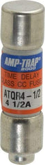 Ferraz Shawmut - 300 VDC, 600 VAC, 4.5 Amp, Time Delay General Purpose Fuse - Clip Mount, 1-1/2" OAL, 100 at DC, 200 at AC kA Rating, 13/32" Diam - Caliber Tooling