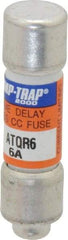 Ferraz Shawmut - 300 VDC, 600 VAC, 6 Amp, Time Delay General Purpose Fuse - Clip Mount, 1-1/2" OAL, 100 at DC, 200 at AC kA Rating, 13/32" Diam - Caliber Tooling