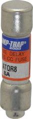 Ferraz Shawmut - 300 VDC, 600 VAC, 8 Amp, Time Delay General Purpose Fuse - Clip Mount, 1-1/2" OAL, 100 at DC, 200 at AC kA Rating, 13/32" Diam - Caliber Tooling