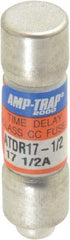 Ferraz Shawmut - 300 VDC, 600 VAC, 17.5 Amp, Time Delay General Purpose Fuse - Clip Mount, 1-1/2" OAL, 100 at DC, 200 at AC kA Rating, 13/32" Diam - Caliber Tooling