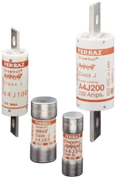 Ferraz Shawmut - 300 VDC, 600 VAC, 250 Amp, Fast-Acting General Purpose Fuse - Clip Mount, 7-1/8" OAL, 100 at DC, 200 at AC kA Rating, 2-1/8" Diam - Caliber Tooling