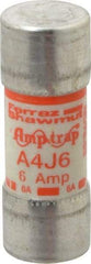 Ferraz Shawmut - 300 VDC, 600 VAC, 6 Amp, Fast-Acting General Purpose Fuse - Clip Mount, 2-1/4" OAL, 100 at DC, 200 at AC kA Rating, 13/16" Diam - Caliber Tooling