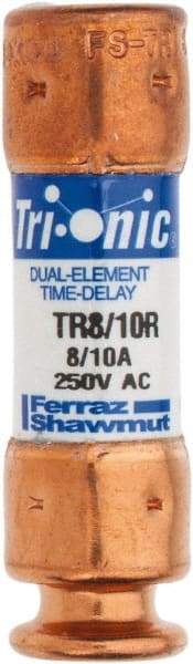 Ferraz Shawmut - 250 VAC/VDC, 0.8 Amp, Time Delay General Purpose Fuse - Clip Mount, 50.8mm OAL, 20 at DC, 200 at AC kA Rating, 9/16" Diam - Caliber Tooling