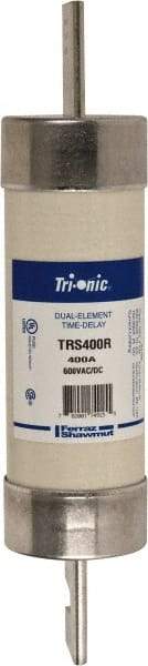 Ferraz Shawmut - 600 VAC/VDC, 400 Amp, Time Delay General Purpose Fuse - Clip Mount, 11-5/8" OAL, 100 at DC, 200 at AC kA Rating, 2-9/16" Diam - Caliber Tooling