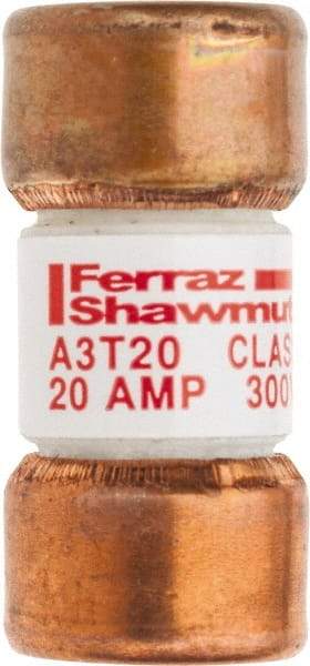 Ferraz Shawmut - 160 VDC, 300 VAC, 20 Amp, Fast-Acting General Purpose Fuse - Clip Mount, 7/8" OAL, 200 at AC, 50 at DC kA Rating, 13/32" Diam - Caliber Tooling