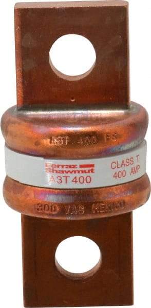 Ferraz Shawmut - 160 VDC, 300 VAC, 400 Amp, Fast-Acting General Purpose Fuse - Bolt-on Mount, 2-3/4" OAL, 200 at AC, 50 at DC kA Rating, 1-21/64" Diam - Caliber Tooling