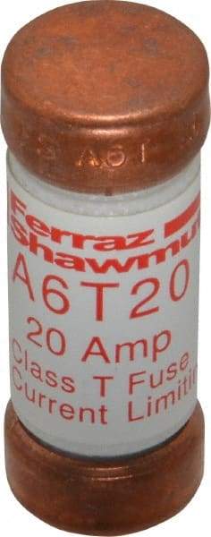 Ferraz Shawmut - 300 VDC, 600 VAC, 20 Amp, Fast-Acting General Purpose Fuse - Clip Mount, 1-1/2" OAL, 100 at DC, 200 at AC kA Rating, 9/16" Diam - Caliber Tooling