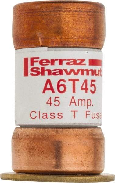 Ferraz Shawmut - 300 VDC, 600 VAC, 45 Amp, Fast-Acting General Purpose Fuse - Clip Mount, 1-9/16" OAL, 100 at DC, 200 at AC kA Rating, 13/16" Diam - Caliber Tooling