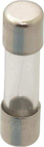 Value Collection - 250 VAC, 0.5 Amp, Fast-Acting Miniature Glass Fuse - Clip Mount, 20mm OAL, 5mm Diam - Caliber Tooling