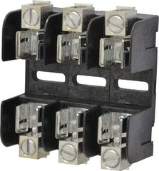 Ferraz Shawmut - 3 Pole, 250 VAC/VDC, 30 Amp, Screw Mount Fuse Block - 3 Inch Long x 3 Inch Wide x 1.38 Inch High Block - Caliber Tooling