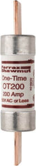 Ferraz Shawmut - 250 VAC/VDC, 200 Amp, Fast-Acting General Purpose Fuse - Clip Mount, 7-1/8" OAL, 20 at DC, 50 at AC kA Rating, 1-9/16" Diam - Caliber Tooling