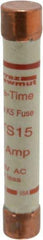 Ferraz Shawmut - 300 VDC, 600 VAC, 15 Amp, Fast-Acting General Purpose Fuse - Clip Mount, 127mm OAL, 20 at DC, 50 at AC kA Rating, 13/16" Diam - Caliber Tooling