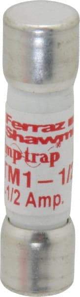 Ferraz Shawmut - 600 VAC/VDC, 1.5 Amp, Fast-Acting General Purpose Fuse - Clip Mount, 1-1/2" OAL, 100 at AC/DC kA Rating, 13/32" Diam - Caliber Tooling