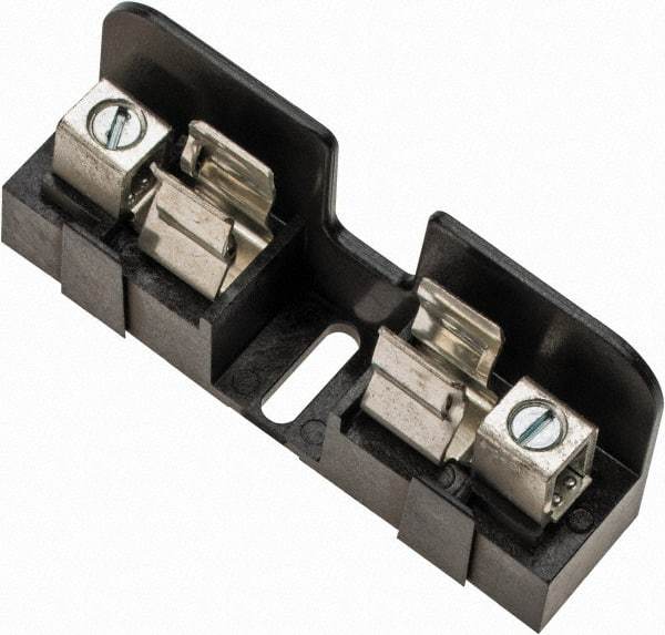 Ferraz Shawmut - 14 to 6 AWG, 600 VAC/VDC, 30 Amp, DIN Rail Mount, Screw Mount Fuse Block - 13/32 Inch Diameter x 1-1/2 Inch Fuse Length, 3.04 Inch Long x 3/4 Inch Wide x 1.31 Inch High Block - Caliber Tooling