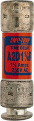 Ferraz Shawmut - 250 VAC/VDC, 1.13 Amp, Time Delay General Purpose Fuse - Clip Mount, 51mm OAL, 100 at DC, 200 at AC kA Rating, 9/16" Diam - Caliber Tooling