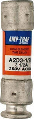 Ferraz Shawmut - 250 VAC/VDC, 3.5 Amp, Time Delay General Purpose Fuse - Clip Mount, 51mm OAL, 100 at DC, 200 at AC kA Rating, 9/16" Diam - Caliber Tooling