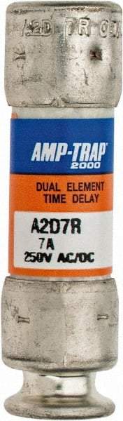 Ferraz Shawmut - 250 VAC/VDC, 7 Amp, Time Delay General Purpose Fuse - Clip Mount, 51mm OAL, 100 at DC, 200 at AC kA Rating, 9/16" Diam - Caliber Tooling