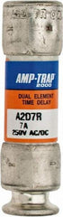 Ferraz Shawmut - 250 VAC/VDC, 7 Amp, Time Delay General Purpose Fuse - Clip Mount, 51mm OAL, 100 at DC, 200 at AC kA Rating, 9/16" Diam - Caliber Tooling