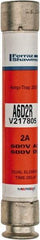 Ferraz Shawmut - 600 VAC/VDC, 2 Amp, Time Delay General Purpose Fuse - Clip Mount, 127mm OAL, 100 at DC, 200 at AC kA Rating, 13/16" Diam - Caliber Tooling