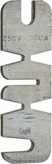 Ferraz Shawmut - 250 VAC, 500 Amp, Fast-Acting Renewable Fuse - Fuse Holder Mount, 10-3/8" OAL, 10 at AC kA Rating, 2-9/16" Diam - Caliber Tooling