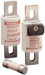 Ferraz Shawmut - 450 VDC, 500 VAC, 35 Amp, Fast-Acting Semiconductor/High Speed Fuse - Bolt-on Mount, 3-3/16" OAL, 100 at AC, 79 at DC kA Rating, 13/16" Diam - Caliber Tooling