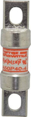 Ferraz Shawmut - 450 VDC, 500 VAC, 40 Amp, Fast-Acting Semiconductor/High Speed Fuse - Bolt-on Mount, 3-3/16" OAL, 100 at AC, 79 at DC kA Rating, 13/16" Diam - Caliber Tooling