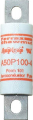 Ferraz Shawmut - 450 VDC, 500 VAC, 100 Amp, Fast-Acting Semiconductor/High Speed Fuse - Bolt-on Mount, 3-5/8" OAL, 100 at AC, 79 at DC kA Rating, 1" Diam - Caliber Tooling