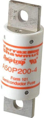 Ferraz Shawmut - 450 VDC, 500 VAC, 200 Amp, Fast-Acting Semiconductor/High Speed Fuse - Bolt-on Mount, 3-5/8" OAL, 100 at AC, 79 at DC kA Rating, 31mm Diam - Caliber Tooling