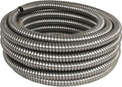 Made in USA - 3/4" Trade Size, 50' Long, Flexible Reduced Wall Flex Conduit - Aluminum - Caliber Tooling