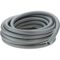 Made in USA - 1" Trade Size, 50' Long, Flexible Liquidtight Conduit - Steel - Caliber Tooling