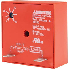 NCC - 2 Pin, Time Delay Relay - 1 at Resistive or Inductive Load Contact Amp, 24 VAC/VDC, On Board Trimpot - Caliber Tooling