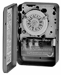 Intermatic - 24 hr with Day Skipper Outdoor Analog Electromechanical Timer Switch - 10 On/Off per Day, 208 to 277 VAC, 60 Hz, - Caliber Tooling