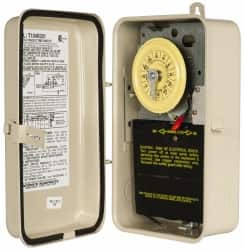 Intermatic - 24 hr Outdoor Analog Electromechanical Timer - 12 On/Off per Day, 208 to 277 VAC, 60 Hz, - Caliber Tooling