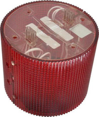 Federal Signal Corp - Incandescent Lamp, Red, Flashing and Steady, Stackable Tower Light Module - 120 VAC, 0.13 Amp, 1 NEMA Rated, Base Mount - Caliber Tooling