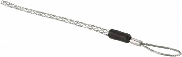 Hubbell Wiring Device-Kellems - Flexible Eye, Single Weave Mesh, Steel Wire Pulling Grip - 4-1/4" Mesh, 1/4 to 0.37" Cable Diam - Caliber Tooling